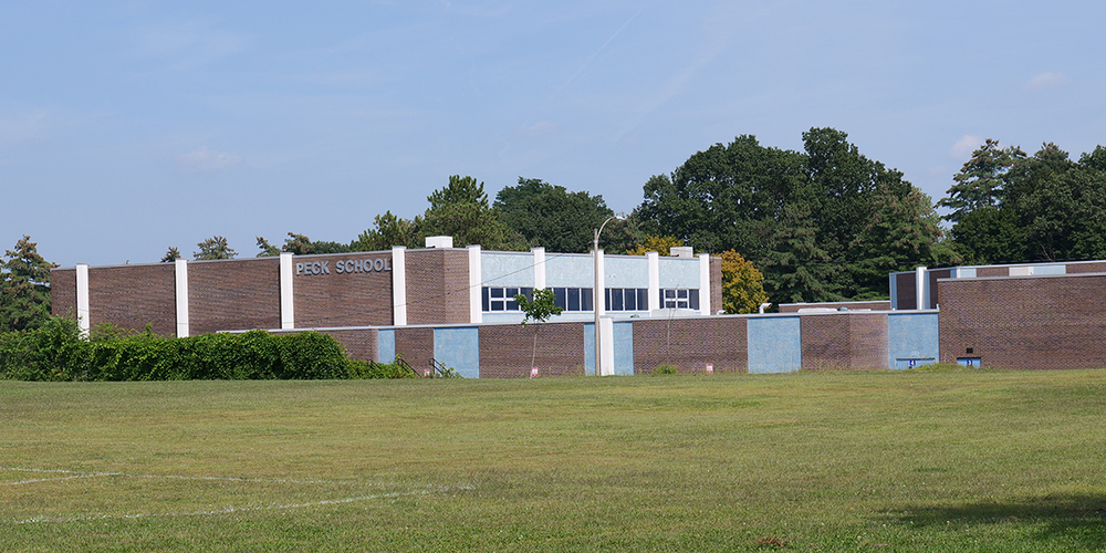 Exterior of Peck School