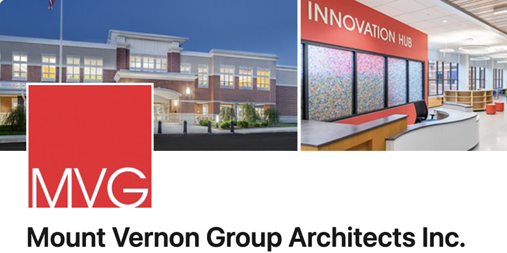 Mount Vernon Group Architects logo and building photos