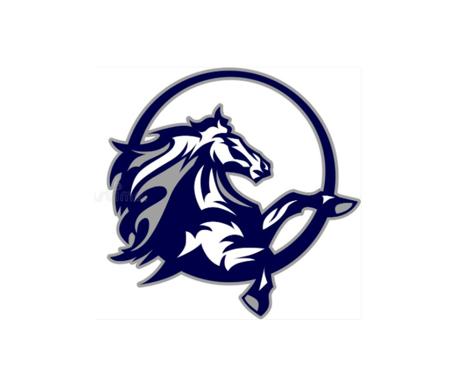 Sullivan School logo showing a stallion in a circle