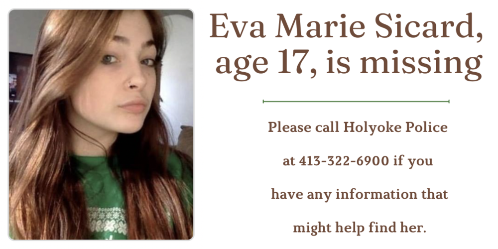 Eva Marie Sicard, age 17, is missing