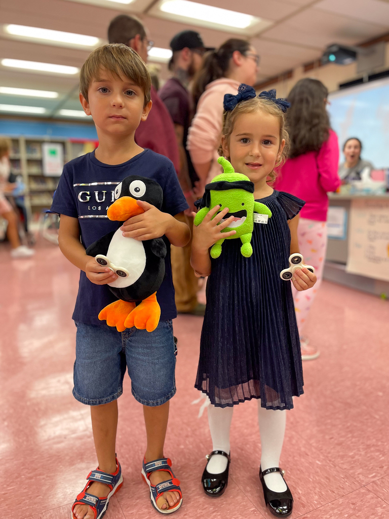 Students from Donahue School at the back to school event. 