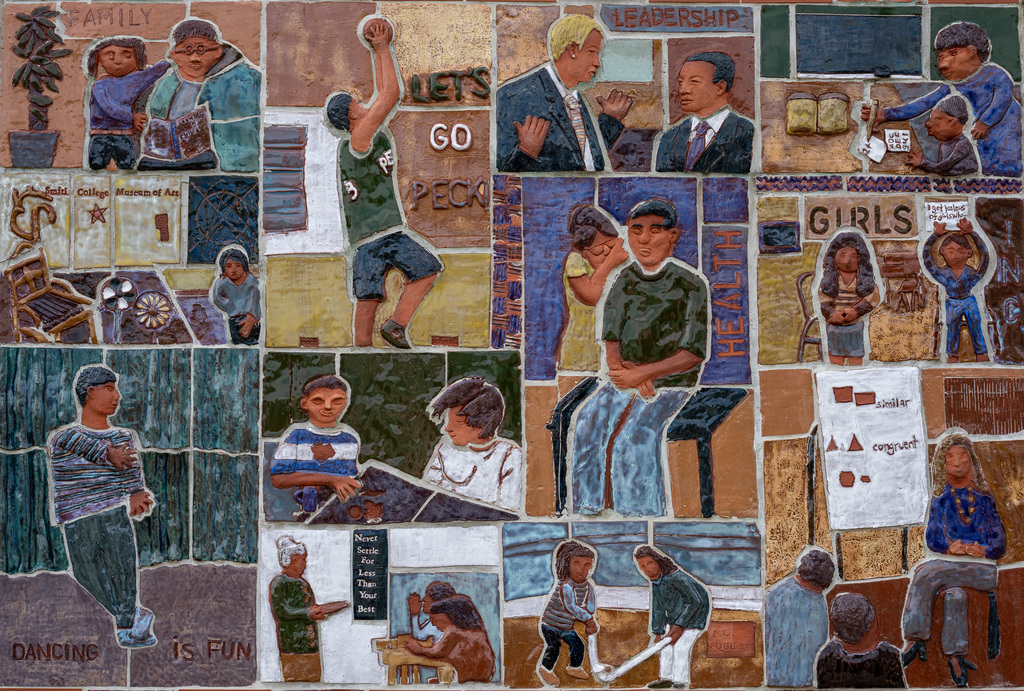Mural Created by Peck Students 