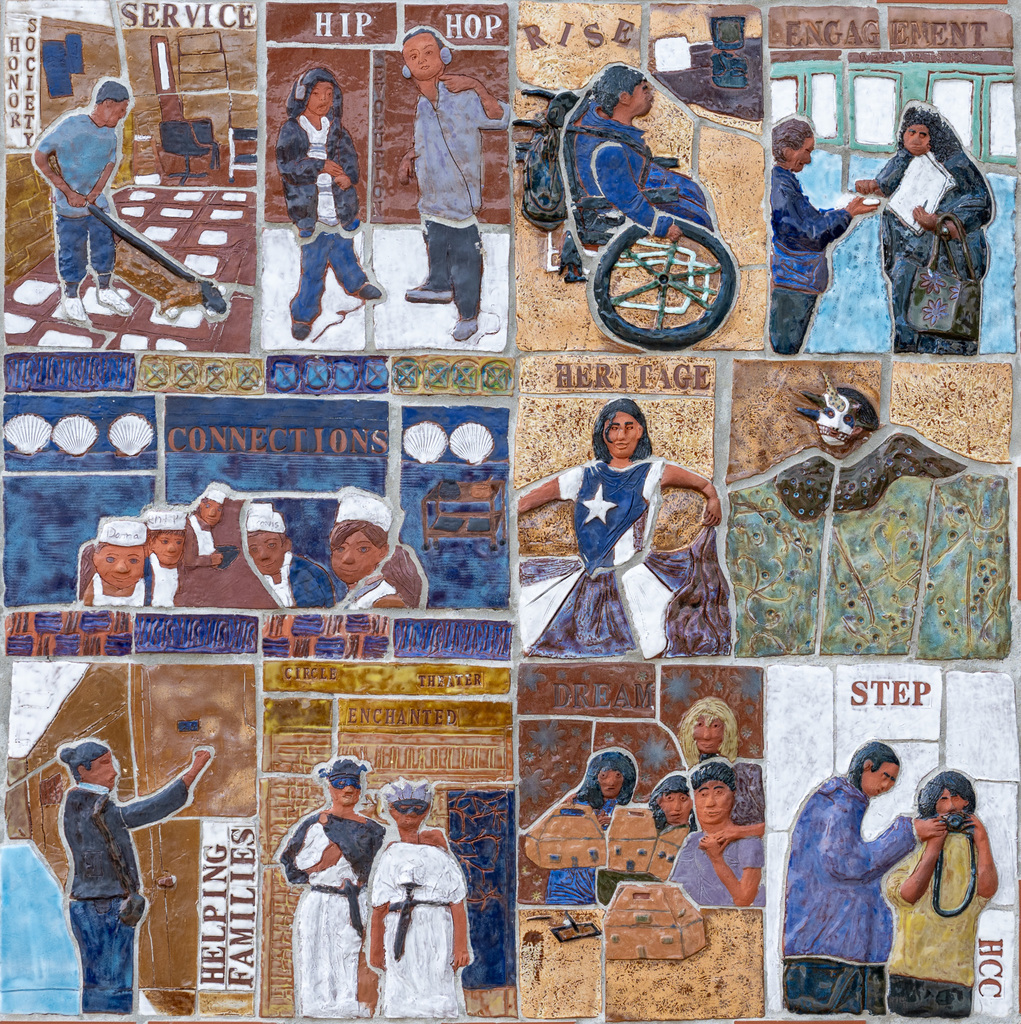 Mural Created by Peck Students 